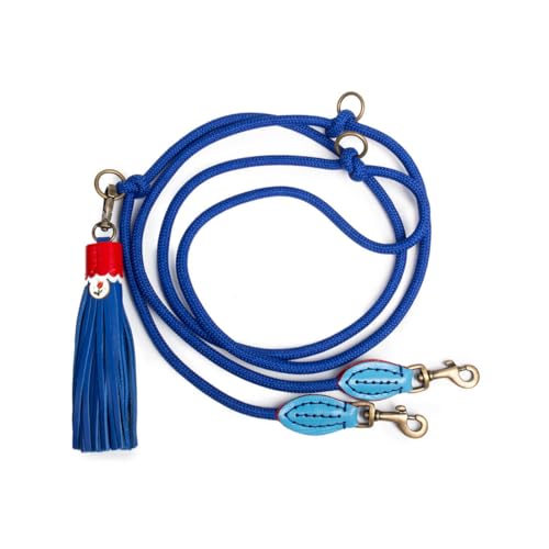 Dog with a Mission - Hundeleine S | Leine für Hunde | hundeleine 2m blau | Verstellbar | Freihandleine | Blau |Polyester/Leder | 220 x 1 cm – Extra Lange Dutchie Dog with a Mission - Hundeleine S | Leine für Hunde | hundeleine 2m blau | Verstellbar | Freihandleine | Blau |Polyester/Leder | 220 x 1 cm – Extra Lange Dutchie von Dog with a Mission