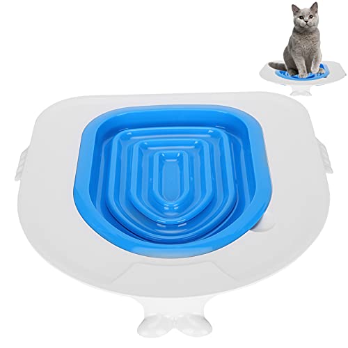 Katzen-Toiletten-Trainingsset, Haustier-Toilettensitz-Trainer, Urinal-Sitzpolster, Katzen-Toiletten-Trainingszubehör von DWENGWUN