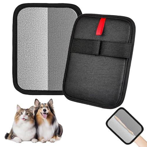 DWJDWJ Tierhaarentferner, elektrostatische Tierhaarentfernungshandschuhe, Katzen- und Hundehaarentfernungswerkzeuge, geeignet für Bettlaken, Decken, Kleidung, Sofas, multifunktionale von DWJDWJ