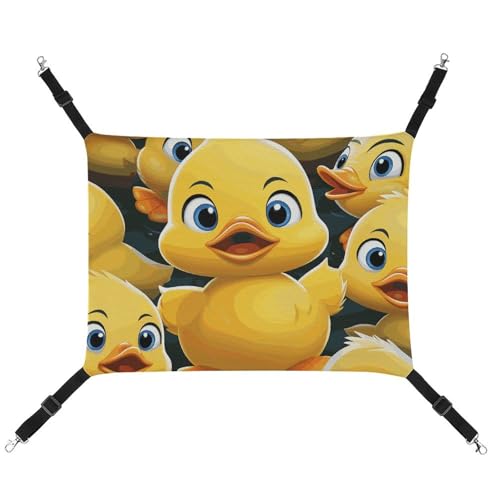 DWTJKMS Niedliche Enten-Tier-Katzen-Hängematte, weiche Schlaf-Hängematten, verstellbare Haustier-Hängematte, ganzjähriger Gebrauch für Katzen, Frettchen, Welpen, Kaninchen, Kleintiere (klassisch) DWTJKMS Niedliche Enten-Tier-Katzen-Hängematte, weiche Schlaf-Hängematten, verstellbare Haustier-Hängematte, ganzjähriger Gebrauch für Katzen, Frettchen, Welpen, Kaninchen, Kleintiere (klassisch) von DWTJKMS