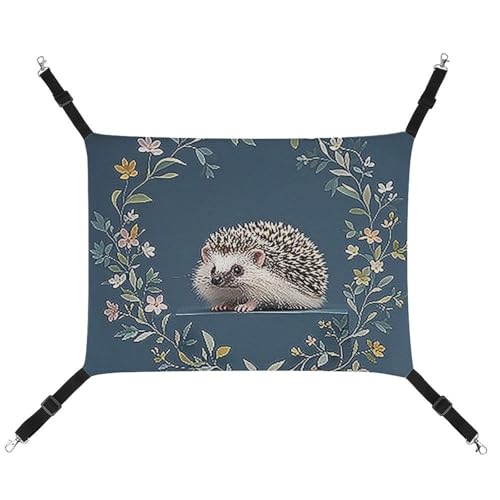 DWTJKMS Niedliche kleine Igel-Katzen-Hängematte, weiche Schlaf-Hängematten, verstellbare Haustier-Hängematte, für alle Jahreszeiten, für Katzen, Frettchen, Welpen, Kaninchen, Kleintiere (klassisch) DWTJKMS Niedliche kleine Igel-Katzen-Hängematte, weiche Schlaf-Hängematten, verstellbare Haustier-Hängematte, für alle Jahreszeiten, für Katzen, Frettchen, Welpen, Kaninchen, Kleintiere (klassisch) von DWTJKMS
