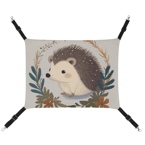 DWTJKMS Niedliche kleine Igel-Katzen-Hängematte, weiche Schlaf-Hängematten, verstellbare Haustier-Hängematte, für alle Jahreszeiten, für Katzen, Frettchen, Welpen, Kaninchen, Kleintiere (klassisch) DWTJKMS Niedliche kleine Igel-Katzen-Hängematte, weiche Schlaf-Hängematten, verstellbare Haustier-Hängematte, für alle Jahreszeiten, für Katzen, Frettchen, Welpen, Kaninchen, Kleintiere (klassisch) von DWTJKMS
