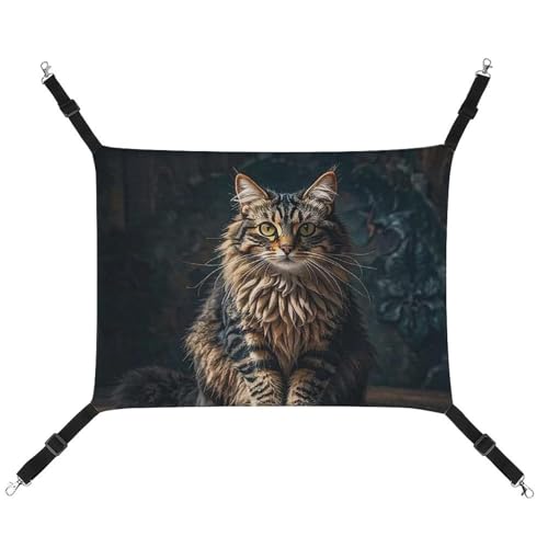 DWTJKMS Niedliche und schöne Katzen-Hängematte, weiche Schlaf-Hängematten, verstellbare Haustier-Hängematte, für alle Jahreszeiten, für Katzen, Frettchen, Welpen, Kaninchen, Kleintiere (klassisch) DWTJKMS Niedliche und schöne Katzen-Hängematte, weiche Schlaf-Hängematten, verstellbare Haustier-Hängematte, für alle Jahreszeiten, für Katzen, Frettchen, Welpen, Kaninchen, Kleintiere (klassisch) von DWTJKMS