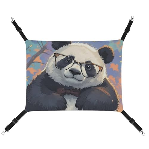 DWTJKMS Panda Katzenhängematte mit geneigtem Kopf, weiche Schlafhängematten, verstellbare Haustierhängematte für alle Jahreszeiten, für Katzen, Frettchen, Welpen, Kaninchen, Kleintiere (klassisch) DWTJKMS Panda Katzenhängematte mit geneigtem Kopf, weiche Schlafhängematten, verstellbare Haustierhängematte für alle Jahreszeiten, für Katzen, Frettchen, Welpen, Kaninchen, Kleintiere (klassisch) von DWTJKMS