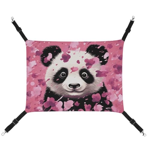 DWTJKMS Pink Panda Katzenhängematte aus Baumwolle, weiche Schlafhängematten, verstellbare Haustierhängematte für alle Jahreszeiten, für Katzen, Frettchen, Welpen, Kaninchen, Kleintiere (klassisch) DWTJKMS Pink Panda Katzenhängematte aus Baumwolle, weiche Schlafhängematten, verstellbare Haustierhängematte für alle Jahreszeiten, für Katzen, Frettchen, Welpen, Kaninchen, Kleintiere (klassisch) von DWTJKMS