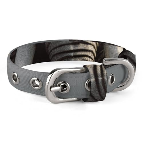 3D-Elefanten-Hundehalsband, verstellbar, weich und bequem, Welpenhalsbänder mit Metallschnalle, Haustierhalsband für kleine, mittelgroße Haustiere 3D-Elefanten-Hundehalsband, verstellbar, weich und bequem, Welpenhalsbänder mit Metallschnalle, Haustierhalsband für kleine, mittelgroße Haustiere von DWVSFJM