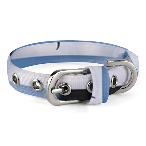 Animals and Landscapes Hundehalsband, verstellbar, weich und bequem, Welpenhalsbänder mit Metallschnalle, Haustierhalsband für kleine, mittelgroße Haustiere Animals and Landscapes Hundehalsband, verstellbar, weich und bequem, Welpenhalsbänder mit Metallschnalle, Haustierhalsband für kleine, mittelgroße Haustiere von DWVSFJM