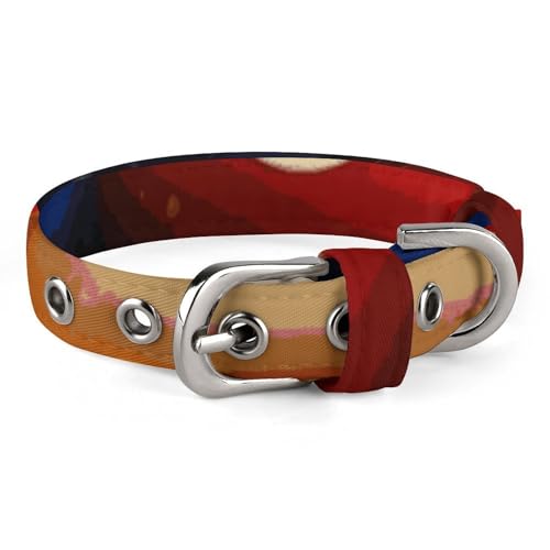 Color-Billard-Hundehalsband, verstellbar, weich und bequem, Welpenhalsband mit Metallschnalle, Haustierhalsband für kleine, mittelgroße Haustiere Color-Billard-Hundehalsband, verstellbar, weich und bequem, Welpenhalsband mit Metallschnalle, Haustierhalsband für kleine, mittelgroße Haustiere von DWVSFJM