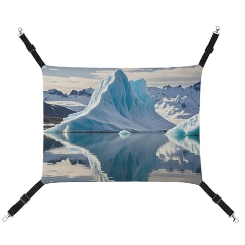DWVSFJM Blue Iceberg Katzenhängematte, verstellbar, ruhend, schläfrige Katze, Fensterpolster, Haustier-Hängematte, weiches Bett für Katzen, Kaninchen oder andere Kleintiere DWVSFJM Blue Iceberg Katzenhängematte, verstellbar, ruhend, schläfrige Katze, Fensterpolster, Haustier-Hängematte, weiches Bett für Katzen, Kaninchen oder andere Kleintiere von DWVSFJM