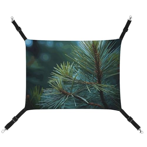 DWVSFJM Pine Tree Green Needles Katzenhängematte, verstellbar, ruhend, schläfrige Katze, Fensterpolster, Haustier-Hängematte, weiches Bett für Katzen, Kaninchen oder andere Kleintiere DWVSFJM Pine Tree Green Needles Katzenhängematte, verstellbar, ruhend, schläfrige Katze, Fensterpolster, Haustier-Hängematte, weiches Bett für Katzen, Kaninchen oder andere Kleintiere von DWVSFJM
