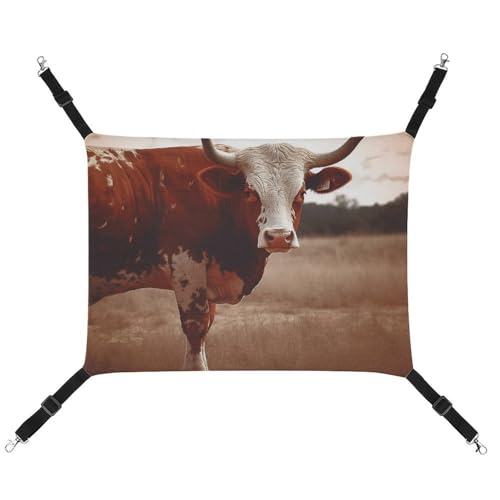 DWVSFJM Texas Kuhkatzen-Hängematte, verstellbar, ruhend, schläfrige Katze, Fensterpolster, Haustier-Hängematte, weiches Bett für Katzen, Kaninchen oder andere Kleintiere DWVSFJM Texas Kuhkatzen-Hängematte, verstellbar, ruhend, schläfrige Katze, Fensterpolster, Haustier-Hängematte, weiches Bett für Katzen, Kaninchen oder andere Kleintiere von DWVSFJM