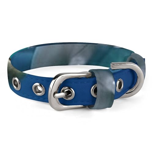 Delfine Unterwasser-Hundehalsband, verstellbar, weich und bequem, Welpenhalsbänder mit Metallschnalle, Haustierhalsband für kleine, mittelgroße Haustiere Delfine Unterwasser-Hundehalsband, verstellbar, weich und bequem, Welpenhalsbänder mit Metallschnalle, Haustierhalsband für kleine, mittelgroße Haustiere von DWVSFJM