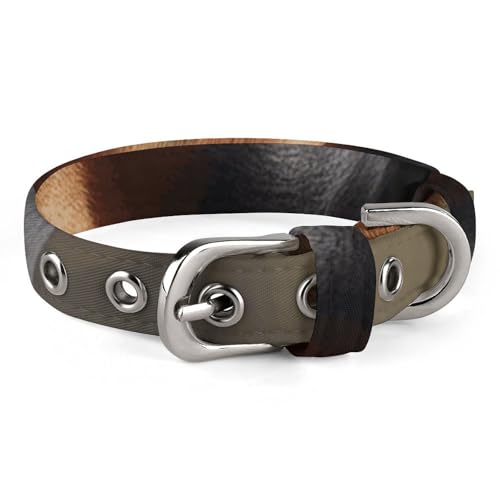Dobermann Hundehalsband, verstellbar, weich und bequem, Welpenhalsbänder mit Metallschnalle, Haustierhalsband für kleine, mittelgroße Haustiere Dobermann Hundehalsband, verstellbar, weich und bequem, Welpenhalsbänder mit Metallschnalle, Haustierhalsband für kleine, mittelgroße Haustiere von DWVSFJM