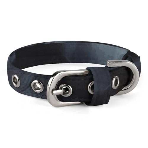 Gothic Happy Halloween Hundehalsband, verstellbar, weich und bequem, Welpenhalsbänder mit Metallschnalle, Haustierhalsband für kleine, mittelgroße Haustiere Gothic Happy Halloween Hundehalsband, verstellbar, weich und bequem, Welpenhalsbänder mit Metallschnalle, Haustierhalsband für kleine, mittelgroße Haustiere von DWVSFJM