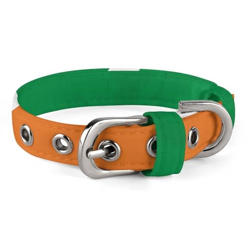 Happy Irish Holidays Hundehalsband, verstellbar, weich und bequem, Welpenhalsbänder mit Metallschnalle, Haustierhalsband für kleine, mittelgroße Haustiere Happy Irish Holidays Hundehalsband, verstellbar, weich und bequem, Welpenhalsbänder mit Metallschnalle, Haustierhalsband für kleine, mittelgroße Haustiere von DWVSFJM