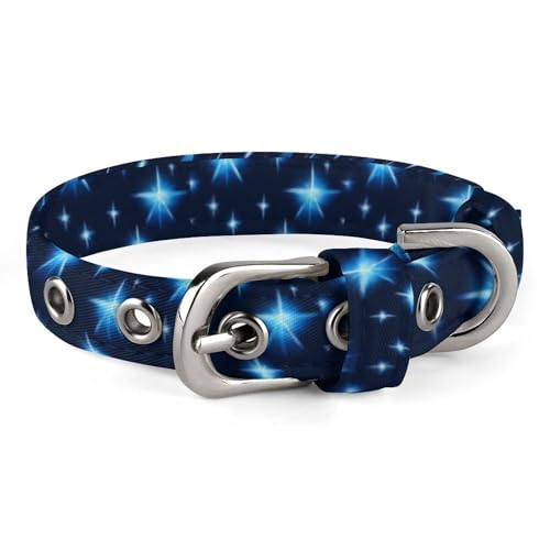 Hundehalsband mit Metallschnalle, handgefertigt, Traktion, Schutzhülle für kleine, mittelgroße Hunde, Katzen und Haustiere von DWVSFJM