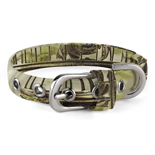 Hundehalsband mit Vogelkäfigen und Vögeln, verstellbar, weich und bequem, Welpenhalsbänder mit Metallschnalle, Haustierhalsband für kleine, mittelgroße Haustiere Hundehalsband mit Vogelkäfigen und Vögeln, verstellbar, weich und bequem, Welpenhalsbänder mit Metallschnalle, Haustierhalsband für kleine, mittelgroße Haustiere von DWVSFJM