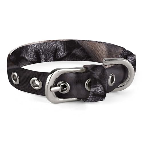 Puppys Mops-Hundehalsband, verstellbar, weich und bequem, Welpenhalsbänder mit Metallschnalle, Haustierhalsband für kleine, mittelgroße Haustiere Puppys Mops-Hundehalsband, verstellbar, weich und bequem, Welpenhalsbänder mit Metallschnalle, Haustierhalsband für kleine, mittelgroße Haustiere von DWVSFJM