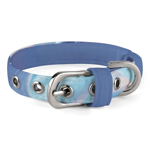 Süßes Fisch-Hundehalsband, verstellbar, weich und bequem, Welpenhalsband mit Metallschnalle, Haustierhalsband für kleine, mittelgroße Haustiere Süßes Fisch-Hundehalsband, verstellbar, weich und bequem, Welpenhalsband mit Metallschnalle, Haustierhalsband für kleine, mittelgroße Haustiere von DWVSFJM