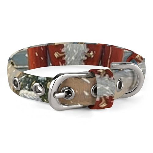 Vintage Nussknacker-Hundehalsband, verstellbar, weich und bequem, Welpenhalsbänder mit Metallschnalle, Haustierhalsband für kleine, mittelgroße Haustiere Vintage Nussknacker-Hundehalsband, verstellbar, weich und bequem, Welpenhalsbänder mit Metallschnalle, Haustierhalsband für kleine, mittelgroße Haustiere von DWVSFJM