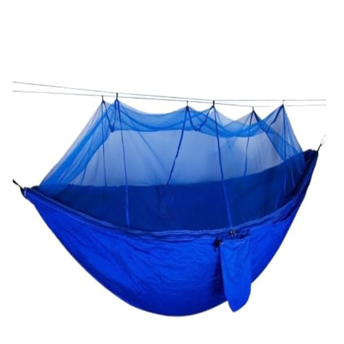 DWZXL Hängematte Bunte Hängematten for die Freizeit im Freien, unverzichtbar for Komfort und Entspannung Outdoor Hängematte(Blue) von DWZXL