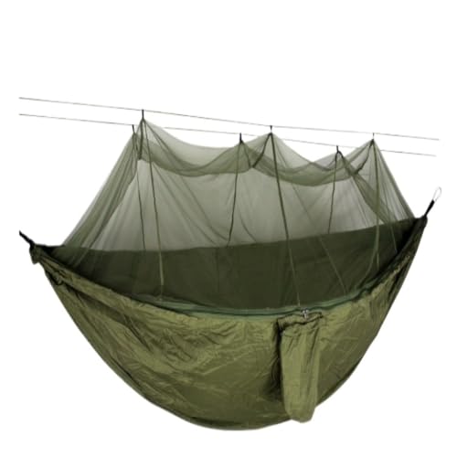 DWZXL Hängematte Bunte Hängematten for die Freizeit im Freien, unverzichtbar for Komfort und Entspannung Outdoor Hängematte(Green) von DWZXL