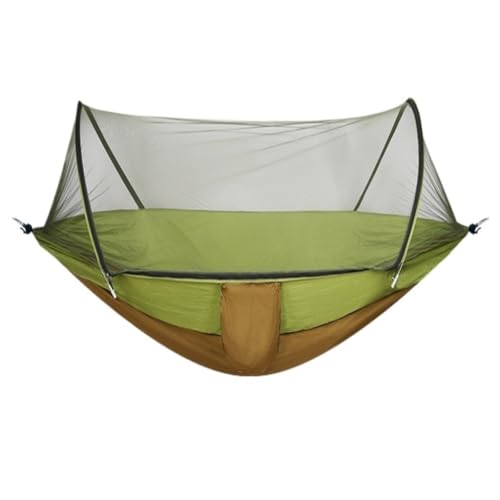 Hängematte Danshuang Human Hammock Outdoor Swing Outdoor Anti-Rollover Hängesessel Schlafsaal Indoor Camping Picknick Outdoor Hängematte(Brown,M) von DWZXL