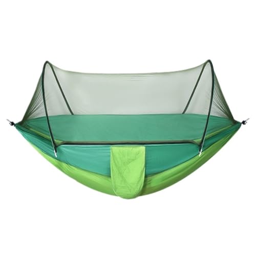 Hängematte Danshuang Human Hammock Outdoor Swing Outdoor Anti-Rollover Hängesessel Schlafsaal Indoor Camping Picknick Outdoor Hängematte(Green,S) von DWZXL