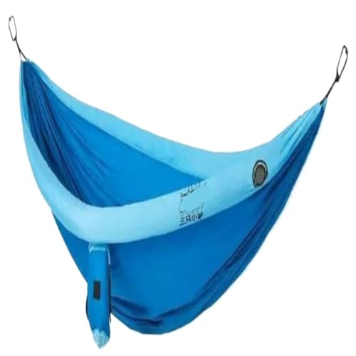 Hängematte Doppelte Aufblasbare Hängematte, Outdoor-Schaukel, Anti-Überschlag, Outdoor-Camping, Outdoor, Mückensicher Und Langlebig Outdoor Hängematte(Blue,A) von DWZXL