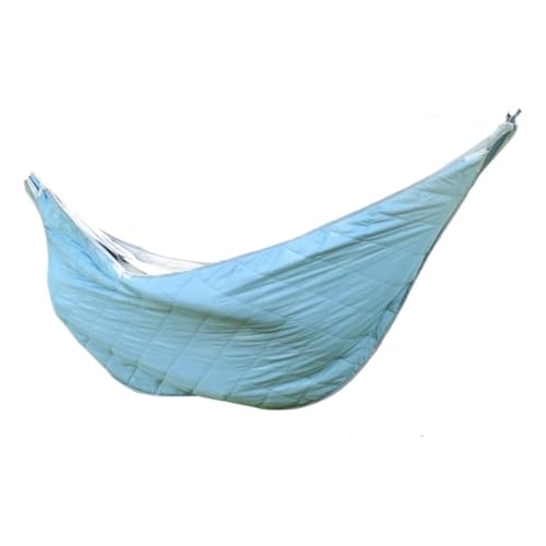 Hängematte Hängematte Im Freien Schaukel Leinwand Outdoor Leinwand Anti-Rollover Schaukel Hängematte Outdoor Home Leinwand Hängesessel Outdoor Hängematte(Blue) von DWZXL