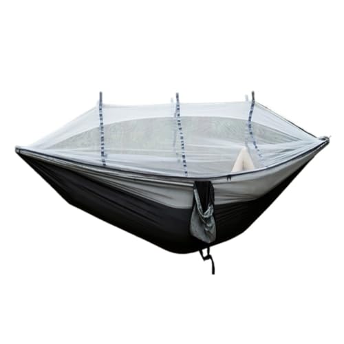 Hängematte Hängematte Outdoor Camping Anti-Moskito Outdoor Camping mit Moskitonetz atmungsaktives hängendes Baumzelt Outdoor Hängematte(A) von DWZXL