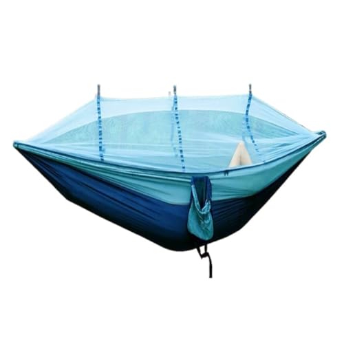 Hängematte Hängematte Outdoor Camping Anti-Moskito Outdoor Camping mit Moskitonetz atmungsaktives hängendes Baumzelt Outdoor Hängematte(B) von DWZXL