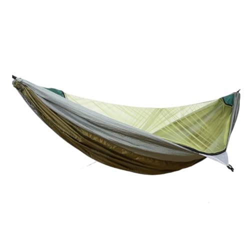 Hängematte Outdoor-Moskitonetz, Automatische, Schnell Zu Öffnende Anti-Mücken-Hängematte, Outdoor-Einzel- Und Doppel-Fallschirm-Hängematte Outdoor Hängematte(Gray) von DWZXL