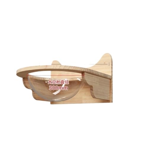 DWZXL Katzen Kletterwand Katzen-Klettergerüst, Wandmontage, Massivholz, Wandmontage, Katzennest, Kratzbaum, Katzengerüst, Raumkapsel-Klettersäule Klettergerüst Für Katzen(G) von DWZXL