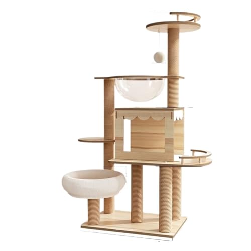 DWZXL Katzen Kletterwand Katzenklettergerüst, Katzennest, Raumkapsel, Katzenbaum, Katzensprungplattform, Sisal-Katzenkratzbaum, Katzenzubehör Klettergerüst Für Katzen DWZXL Katzen Kletterwand Katzenklettergerüst, Katzennest, Raumkapsel, Katzenbaum, Katzensprungplattform, Sisal-Katzenkratzbaum, Katzenzubehör Klettergerüst Für Katzen von DWZXL
