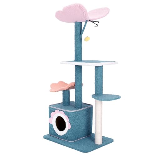 DWZXL Katzen Kletterwand Katzenklettergerüst, kleines Katzennest, Kratzbaum, integrierte Klettersäule, Katzensprungplattform, langlebiges Katzenspielzeug Klettergerüst Für Katzen DWZXL Katzen Kletterwand Katzenklettergerüst, kleines Katzennest, Kratzbaum, integrierte Klettersäule, Katzensprungplattform, langlebiges Katzenspielzeug Klettergerüst Für Katzen von DWZXL