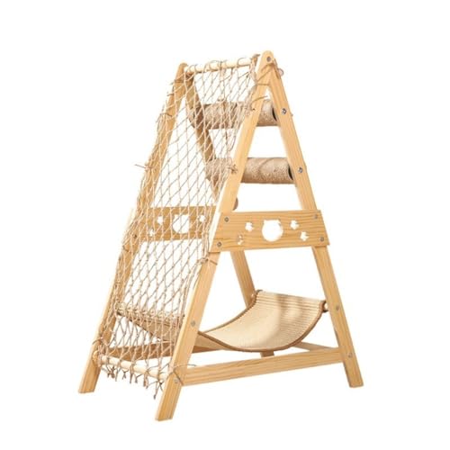 DWZXL Katzen Kletterwand Kletternetz for Katzen, Klettergerüst, Katzennest aus Holz, Sprungplattform, Katzengerüst, geeignet for Katzen for Spielen und Schlafen Klettergerüst Für Katzen DWZXL Katzen Kletterwand Kletternetz for Katzen, Klettergerüst, Katzennest aus Holz, Sprungplattform, Katzengerüst, geeignet for Katzen for Spielen und Schlafen Klettergerüst Für Katzen von DWZXL