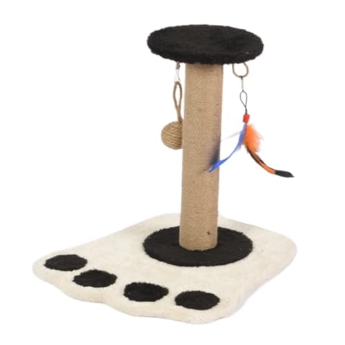 DWZXL Katzen Kletterwand Lustiges Und Abwechslungsreiches Katzen-Klettergerüst, Krallenschleifer, Katzen-Stäbchen, Katzennest Aus Massivholz, Katzen-Plüschspielzeug Klettergerüst Für Katzen(Black) DWZXL Katzen Kletterwand Lustiges Und Abwechslungsreiches Katzen-Klettergerüst, Krallenschleifer, Katzen-Stäbchen, Katzennest Aus Massivholz, Katzen-Plüschspielzeug Klettergerüst Für Katzen(Black) von DWZXL