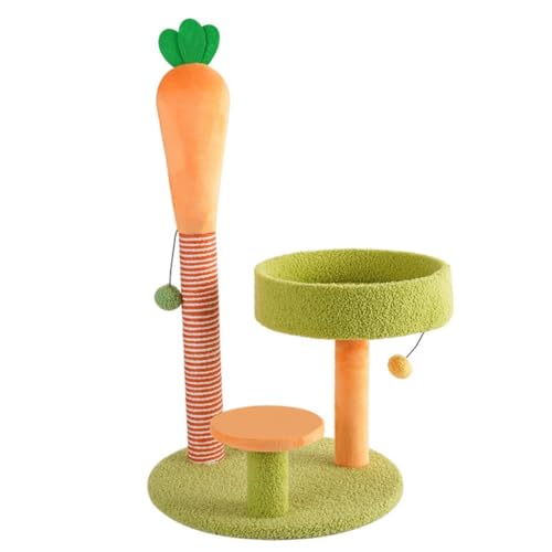 DWZXL Katzen Kletterwand Robustes Katzen-Klettergerüst, Katzennest, robuster Kratzbaum in Karottenform, Babel Cat Housewares Toys Klettergerüst Für Katzen DWZXL Katzen Kletterwand Robustes Katzen-Klettergerüst, Katzennest, robuster Kratzbaum in Karottenform, Babel Cat Housewares Toys Klettergerüst Für Katzen von DWZXL