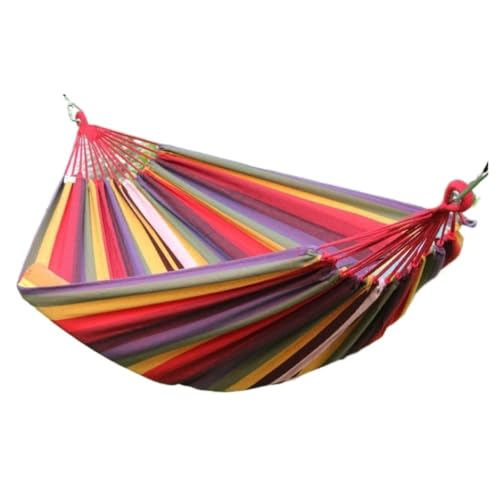 Hängematte Hängematte for Den Innenbereich, Dicke Leinwand, Schaukel, Anti-Überschlag, Reine Baumwolle Und Leinen, Camping, Outdoor, Zuhause, Balkon, Hängematte Outdoor Hängematte(B) von DWZXL