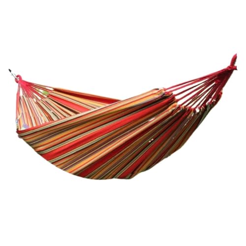Hängematte Hängematte for Den Innenbereich, Dicke Leinwand, Schaukel, Anti-Überschlag, Reine Baumwolle Und Leinen, Camping, Outdoor, Zuhause, Balkon, Hängematte Outdoor Hängematte(D) von DWZXL