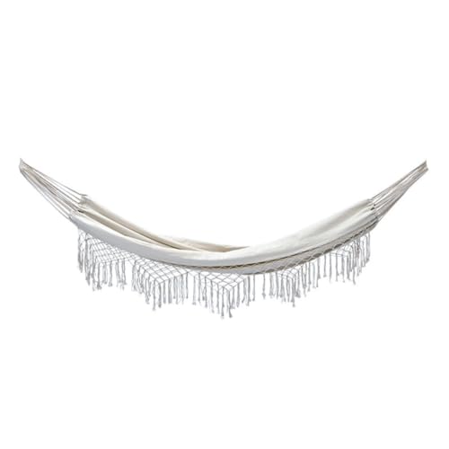 Hängematte Outdoor Doppel Leinwand Hängematte Quaste Camping Freizeit Schaukel Indoor Camping Leinwand Hängematte Anti-Rollover Outdoor Hängematte Hängematte Outdoor Doppel Leinwand Hängematte Quaste Camping Freizeit Schaukel Indoor Camping Leinwand Hängematte Anti-Rollover Outdoor Hängematte von DWZXL