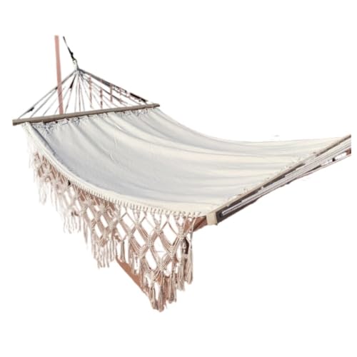 Hängematte Outdoor Verdickte Anti-Rollover Doppel Hängematte Outdoor Liefert Böhmischen Schaukel Quaste Leinwand Hängematte Outdoor Hängematte Hängematte Outdoor Verdickte Anti-Rollover Doppel Hängematte Outdoor Liefert Böhmischen Schaukel Quaste Leinwand Hängematte Outdoor Hängematte von DWZXL