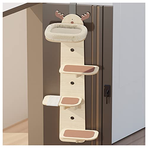 Cat Climber Tree Tower, Door Hanging Cat Tower, Cloud Shelf Board - Indoor Home Cat Climber for Hours of Fun and Exercise von DXYQXL