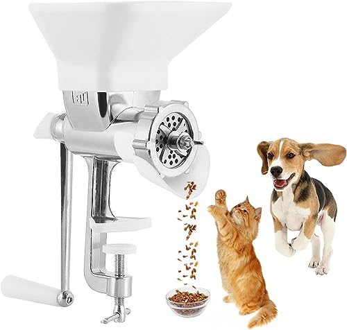 Manuelle Futterpelletmaschine für Fische, Vögel, Katzen, Hunde, 1,5 mm, optionale Form, ideale Pelletmaschine für Tierfutter von DXYQXL