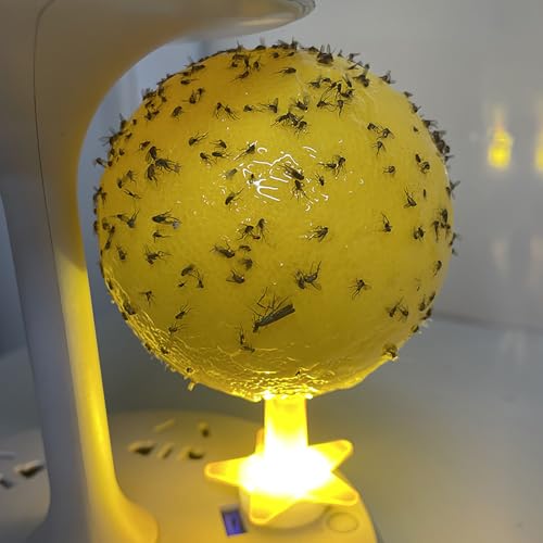 Lebensmittelmotten Bekämpfen Fruchtfliegen-Klebefalle, Mückenfänger, Mückenfalle für drinnen draußen, klebrig zum Fliegenfangen Wespenabwehr Ultraschall (A, One Size) von DYKeWei