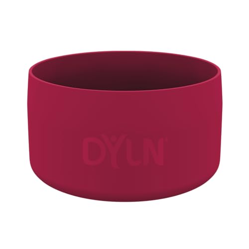 DYLN Kleiner Silikon-Bodenschutz für 750 ml DYLN Wasserstoff-Wasserflaschen, dient auch als Hundenapf, flexibler Wasserflaschenstiefel, vielseitiger Flaschenbodenschutz, Purpurrot von DYLN Inspired