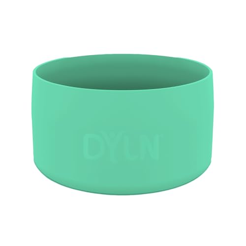 DYLN Wasser-Silikon-Bodenschutz für 907.2 g DYLN alkalische Wasserflaschen, dient auch als Hundenapf, flexibler Silikon-Wasserflaschenstiefel, vielseitiger Wasserflaschenbodenschutz, Minzgrün von DYLN Inspired