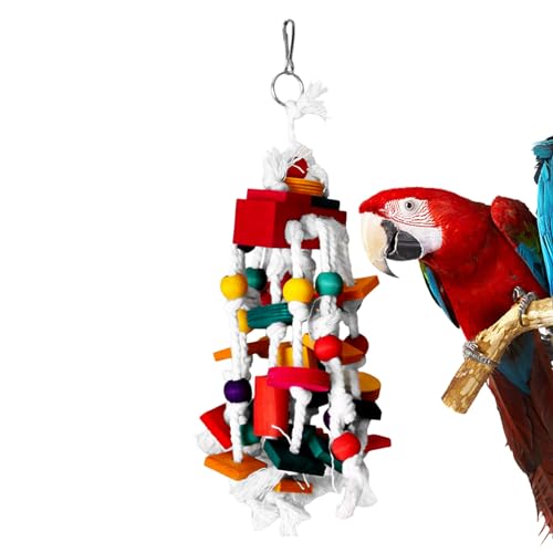DYOG Kauspielzeug für Vögel, buntes Futtersuchspielzeug, Reißspielzeug für mittelgroße und große Vögel, Vogelkäfig-Zubehör für Papageien, Nymphensittiche, Sittiche, Liebesvögel DYOG Kauspielzeug für Vögel, buntes Futtersuchspielzeug, Reißspielzeug für mittelgroße und große Vögel, Vogelkäfig-Zubehör für Papageien, Nymphensittiche, Sittiche, Liebesvögel von DYOG