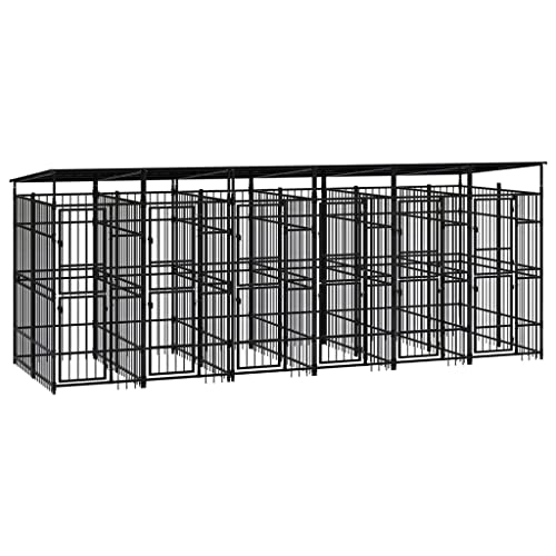 hundebox Auto,hundehütte,Faltbare hundebox,Outdoor-Hundezwinger mit Dach Stahl 11,06 m²Entworfen für Garten und Terrasse. hundebox Auto,hundehütte,Faltbare hundebox,Outdoor-Hundezwinger mit Dach Stahl 11,06 m²Entworfen für Garten und Terrasse. von DYRJDJWIDHW